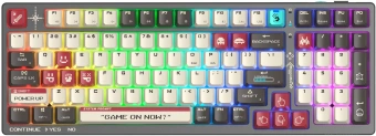 Клавиатура A4Tech Bloody WS98 Pixels Red механическая темно-серый/белый USB беспроводная BT/Radio Multimedia for gamer LED (WS98) - купить недорого с доставкой в интернет-магазине