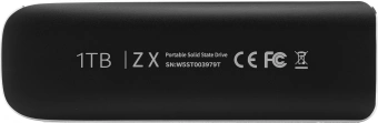 Накопитель SSD Netac USB-C 1TB NT01ZX-001T-32BK ZX 1.8" черный - купить недорого с доставкой в интернет-магазине