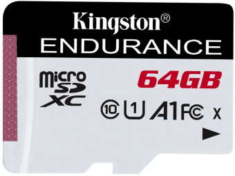 Флеш карта microSDXC 64Gb Class10 Kingston SDCE/64GB High Endurance w/o adapter - цена, купить или заказать с доставкой в интернет-магазине Флеш карта microSDXC 64Gb Class10 Kingston SDCE/64GB High Endurance w/o adapter - купить недорого с доставкой в интернет-магазине