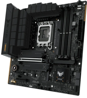 Материнская плата Asus TUF GAMING B760M-PLUS WIFI II Soc-1700 Intel B760 4xDDR5 mATX AC`97 8ch(7.1) 2.5Gg RAID+HDMI+DP - купить недорого с доставкой в интернет-магазине