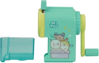 Точилка для карандашей механическая Deli E0641 miYou 1 отверстие пластик ассорти - купить недорого с доставкой в интернет-магазине