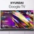 Телевизор LED Hyundai 40" H-LED40BS5011 Google TV Frameless Metal черный FULL HD 60Hz DVB-T DVB-T2 DVB-C DVB-S DVB-S2 USB WiFi Smart TV - купить недорого с доставкой в интернет-магазине