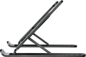 Подставка для ноутбука Buro BU-LS100 260x20x60мм 220г пластик ABS черный - купить недорого с доставкой в интернет-магазине