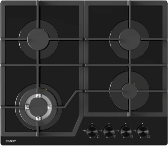 Газовая варочная поверхность Candy CHXG64CWB черный - купить недорого с доставкой в интернет-магазине