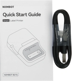 Термопринтер Niimbot B21S (1746727) 203dpi 60мм/с/USB/BT для печ.этик. черный - купить недорого с доставкой в интернет-магазине