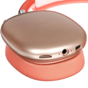 Гарнитура мониторные Hoco W55 1.2м розовый беспроводные bluetooth оголовье (32713) - купить недорого с доставкой в интернет-магазине