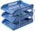 Лоток горизонтальный Deli E9213 BLUE сборный для бумаг 325x241x155мм синий пластик (упак.:3шт) пластиковый пакет - купить недорого с доставкой в интернет-магазине