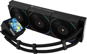 Система водяного охлаждения Thermalright Mjolnir Vision 360 ARGB Soc-AM5/AM4/1151/1200/2066/2011/1700 черный 4-pin 27dB Al LCD Ret (M-VISION-360-BL-ARGB) - купить недорого с доставкой в интернет-магазине