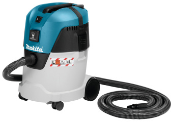 Строительный пылесос Makita VC2512L 1000Вт (уборка: сухая/влажная) серый - купить недорого с доставкой в интернет-магазине