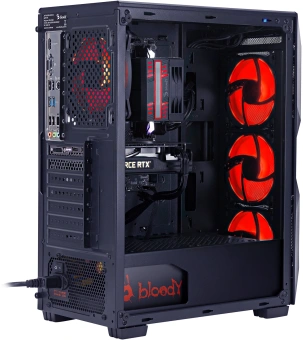 ПК Bloody BD-PC RB55C1 MT Ryzen 5 5600X (3.7) 32Gb SSD1Tb RTX4060 8Gb Windows 11 Home GbitEth 500W черный (RUS) (2107186) - купить недорого с доставкой в интернет-магазине