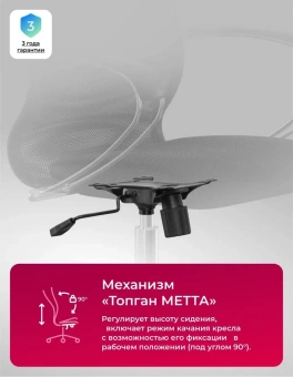 Кресло Метта SU-B-10 черный сиденье черный сетка с подголов. крестов. металл хром - купить недорого с доставкой в интернет-магазине