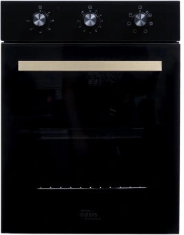 Духовой шкаф Электрический Oasis D-45MMB черный - купить недорого с доставкой в интернет-магазине