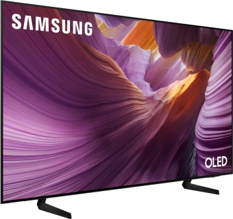 Телевизор OLED Samsung 55" QE55S85FAEXRU Series 9 черный графит 4K Ultra HD 120Hz DVB-T2 DVB-C DVB-S2 USB WiFi Smart TV - купить недорого с доставкой в интернет-магазине