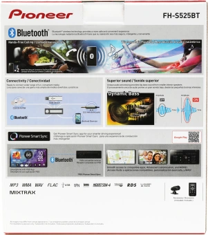 Автомагнитола Pioneer FH-S525BT 2DIN 4x50Вт RDS - купить недорого с доставкой в интернет-магазине