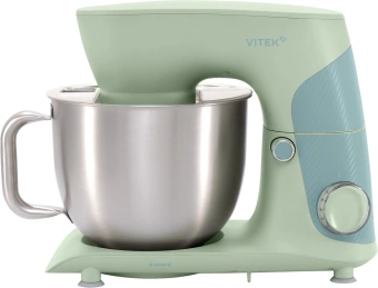 Миксер планетарный Vitek VT-PM0330 1800Вт фисташковый - купить недорого с доставкой в интернет-магазине