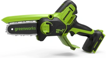 Цепная пила Greenworks G24MCS10 дл.шины:4"(10cm) 1аккум. 2Ач ЗУ (2008207UA) - купить недорого с доставкой в интернет-магазине
