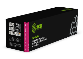 Картридж лазерный Cactus CS-CF353A CF353A пурпурный (1000стр.) для HP M176/M177 - купить недорого с доставкой в интернет-магазине