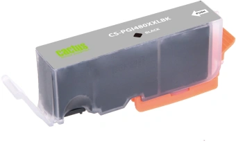 Картридж струйный Cactus CS-PGI480XXLBK PGI-480XLBK черный пигментный (24.4мл) для Canon Pixma TR7540/TR8540/TS6140/TS8140 с чипом - купить недорого с доставкой в интернет-магазине