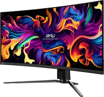 Монитор MSI 34" MPG 341CQPX черный QD OLED LED 21:9 HDMI полуматовая HAS Piv 250cd 178гр/178гр 3440x1440 240Hz DP UW USB 8.9кг - купить недорого с доставкой в интернет-магазине