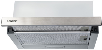 Вытяжка встраиваемая Centek CT-1840-60 серый управление: кнопочное (1 мотор) - цена, купить или заказать с доставкой в интернет-магазине Вытяжка встраиваемая Centek CT-1840-60 серый управление: кнопочное (1 мотор) - купить недорого с доставкой в интернет-магазине