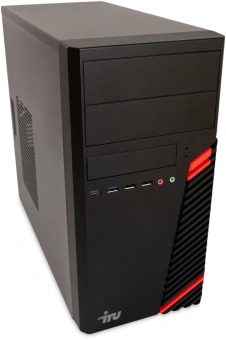 ПК IRU Home 310H6SM MT i3 12100 (3.3) 8Gb SSD256Gb UHDG 730 Free DOS GbitEth 400W черный (1900979) - купить недорого с доставкой в интернет-магазине