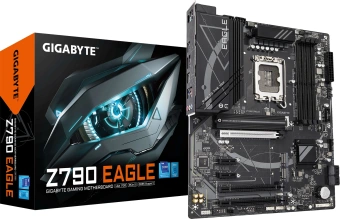 Материнская плата Gigabyte Z790 EAGLE Soc-1700 Intel Z790 4xDDR5 ATX AC`97 8ch(7.1) 2.5Gg RAID+HDMI+DP - купить недорого с доставкой в интернет-магазине