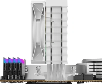 Устройство охлаждения(кулер) Bloody BD-AC220-ARGB1 ARGB Soc-AM5/AM4/1200/1700/1851 белый 4-pin 14-26dB Al+Cu LCD 220W 596gr Ret (BD-AC220-ARGB1-WH) - купить недорого с доставкой в интернет-магазине