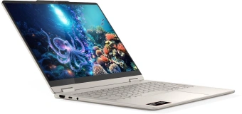Ноутбук Lenovo Yoga 7 14AKP10 Ryzen AI 7 350 24Gb SSD1Tb AMD Radeon 860M 14" OLED Touch WUXGA (1920x1200) без ОС beige WiFi BT Cam (83JR0062RK) - купить недорого с доставкой в интернет-магазине