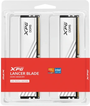 Память DDR5 2x16GB 6000MHz A-Data AX5U6000C3616G-DTLABWH XPG Lancer Blade RTL PC5-48000 CL36 DIMM ECC 288-pin 1.35В kit dual rank Ret - купить недорого с доставкой в интернет-магазине