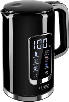 Чайник электрический Red Solution COLORSENSE AM120D 1.7л. 2000Вт черный корпус: нерж.сталь/пластик (AM120D) - купить недорого с доставкой в интернет-магазине
