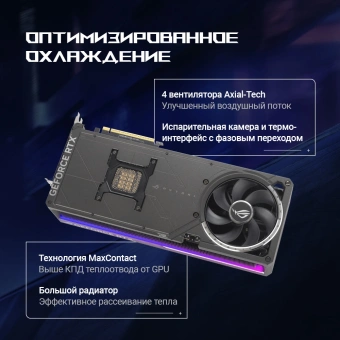Видеокарта Asus PCI-E 5.0 ROG-ASTRAL-RTX5090-O32G-GAMING NVIDIA GeForce RTX 5090 32Gb 512bit GDDR7 2580/28000 HDMIx2 DPx3 HDCP Ret - купить недорого с доставкой в интернет-магазине