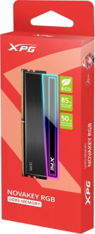 Память DDR5 16GB 5600MHz A-Data AX5U5600C4616G-CNKRBK XPG Novakey RGB RTL Gaming PC5-44800 CL46 DIMM UDIMM ECC 288-pin 1.1В kit single rank с радиатором Ret - купить недорого с доставкой в интернет-магазине