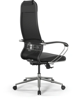 Кресло Метта ErgoLife Set 16 черный сиденье черный сетка с подголов. крестов. металл хром - купить недорого с доставкой в интернет-магазине