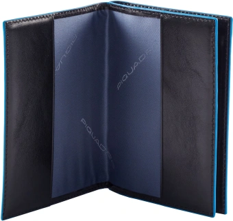 Обложка для документов Piquadro Blue Square PP5246B2R/N черный натур.кожа - купить недорого с доставкой в интернет-магазине