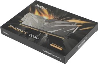 Память DDR4 2x8GB 3200MHz Netac NTSWD4P32DP-16K Shadow II RTL Gaming PC4-25600 CL16 DIMM 288-pin 1.35В с радиатором Ret - купить недорого с доставкой в интернет-магазине