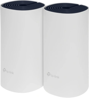 Бесшовный Mesh роутер TP-Link DECO P9(2-PACK) AC1200 10/100/1000BASE-TX белый (упак.:2шт) - купить недорого с доставкой в интернет-магазине