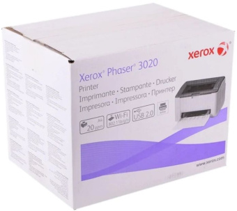 Принтер лазерный Xerox Phaser 3020v_bi A4 WiFi белый - купить недорого с доставкой в интернет-магазине