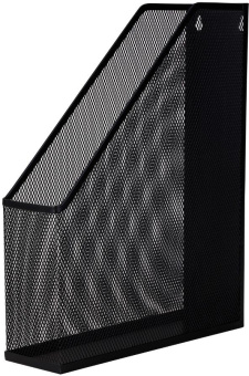 Лоток вертикальный Deli E9186 для бумаг 250х73х316мм черный металл сетка - купить недорого с доставкой в интернет-магазине