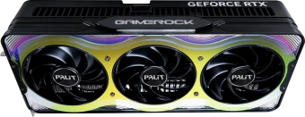 Видеокарта Palit PCI-E PA-RTX5080 GAMEROCK OC NVIDIA GeForce RTX 5080 16Gb 256bit GDDR7 2295/30000 HDMIx1 DPx3 HDCP Ret - купить недорого с доставкой в интернет-магазине