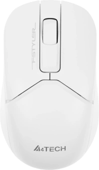 Мышь A4Tech Fstyler FB12 белый оптическая 1200dpi беспров. BT/Radio USB 3but (FB12 WHITE) - купить недорого с доставкой в интернет-магазине