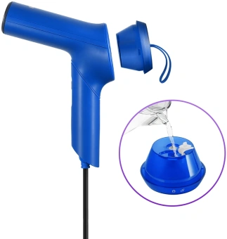 Отпариватель ручной Kitfort КТ-9216 800Вт синий - купить недорого с доставкой в интернет-магазине
