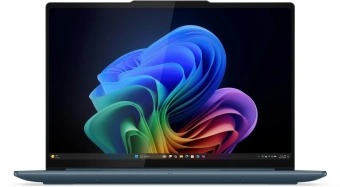 Ноутбук Lenovo Yoga Pro 7 14AKP10 Ryzen AI 7 350 32Gb SSD1Tb AMD Radeon 860M 14.5" OLED 3K (2944x1840) без ОС turquoise WiFi BT Cam (83KG0013RK) - купить недорого с доставкой в интернет-магазине