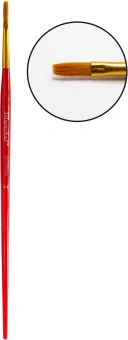 Набор кистей Silwerhof Color синтетика (наб.5шт) синт.круг.№3/плос.№2,6,14/овал.№1 - купить недорого с доставкой в интернет-магазине