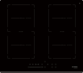 Индукционная варочная поверхность Hyundai HHI 6781 BG черный - купить недорого с доставкой в интернет-магазине