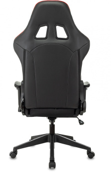 Кресло игровое Zombie VIKING 4 AERO черный/красный ткань/эко.кожа с подголов. крестов. пластик - купить недорого с доставкой в интернет-магазине