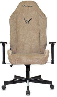 Кресло игровое Knight N1 Fabric бежевый Light-21 с подголов. крестов. металл - купить недорого с доставкой в интернет-магазине