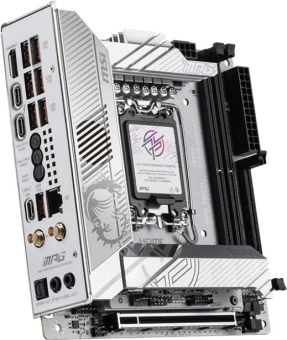 Материнская плата MSI MPG Z890I EDGE TI WIFI Soc-1851 Intel Z890 2xDDR5 mini-ITX AC`97 8ch(7.1) 5Gigabit RAID+HDMI - купить недорого с доставкой в интернет-магазине