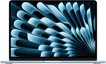 Ноутбук Apple MacBook Air A3240 M4 10 core 16Gb SSD512Gb/10 core GPU 13.6" Liquid Retina (2560x1664) macOS lt.blue WiFi BT Cam (MC6U4HN/A) - купить недорого с доставкой в интернет-магазине
