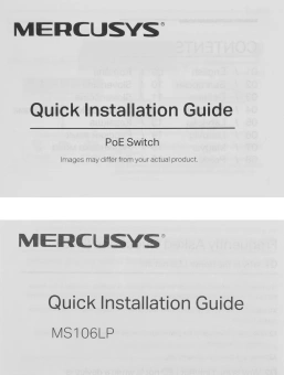 Коммутатор Mercusys MS106LP (L2) 6x100Мбит/с 4PoE+ 40W неуправляемый - купить недорого с доставкой в интернет-магазине