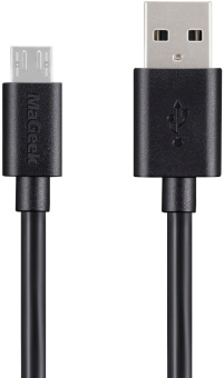 Кабель Premier 5-943 1.0BK USB (m)-micro USB (m) 1м черный пакет - купить недорого с доставкой в интернет-магазине